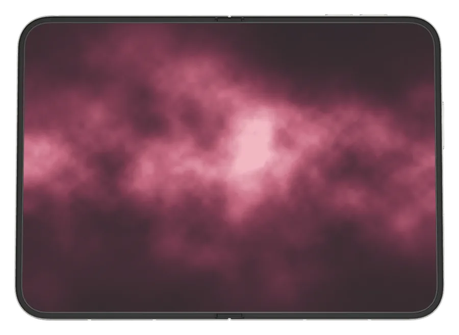 Aurora in Rose shown on iPhone Duo