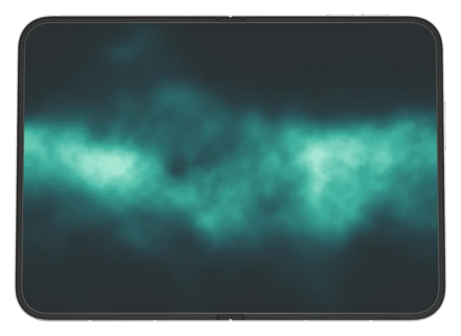 Aurora in Tidal shown on iPhone Duo