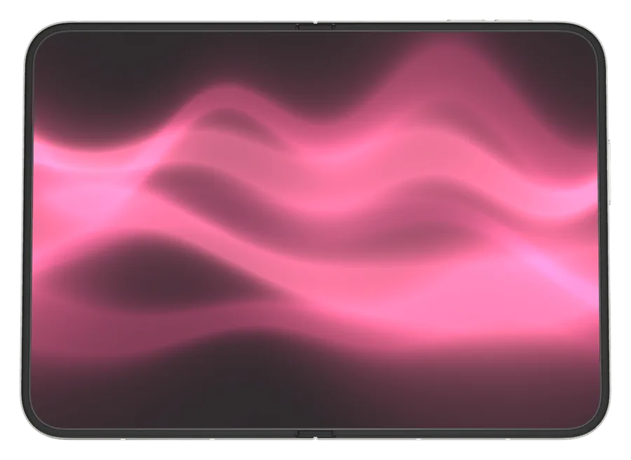 Ribbon in Rose shown on iPhone Duo