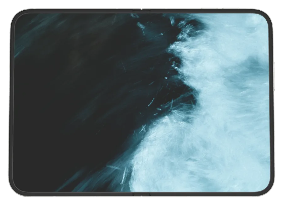 Dark Abstract 3 shown on iPhone Duo