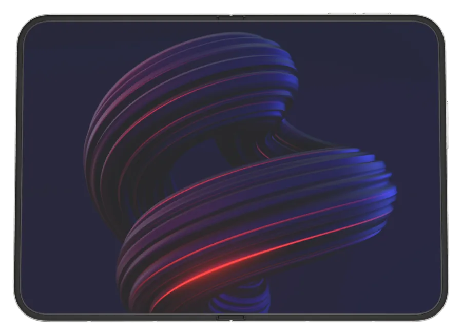 Dark Abstract 9 shown on iPhone Duo