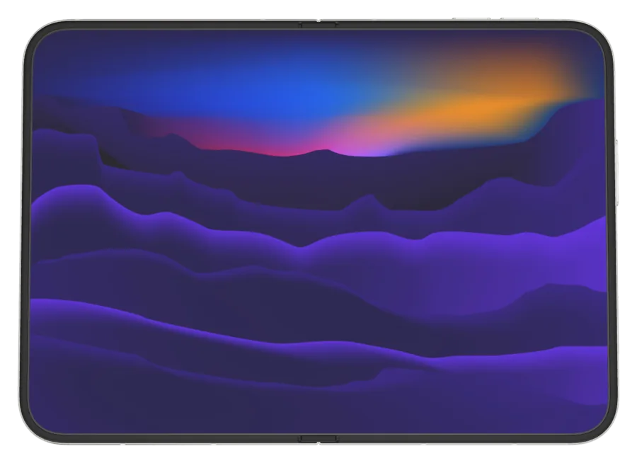Dark Abstract 11 shown on iPhone Duo