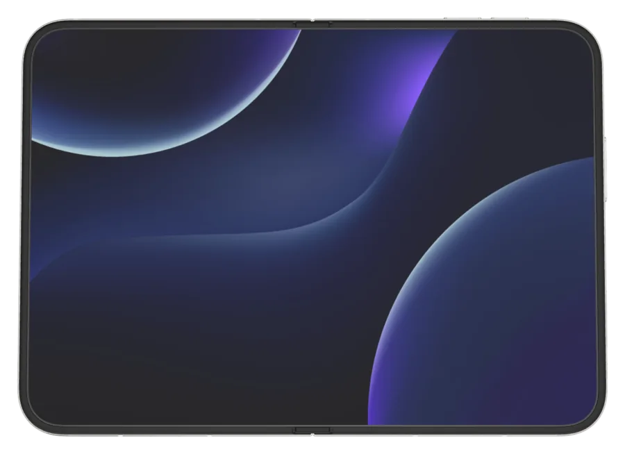 Dark Abstract 12 shown on iPhone Duo