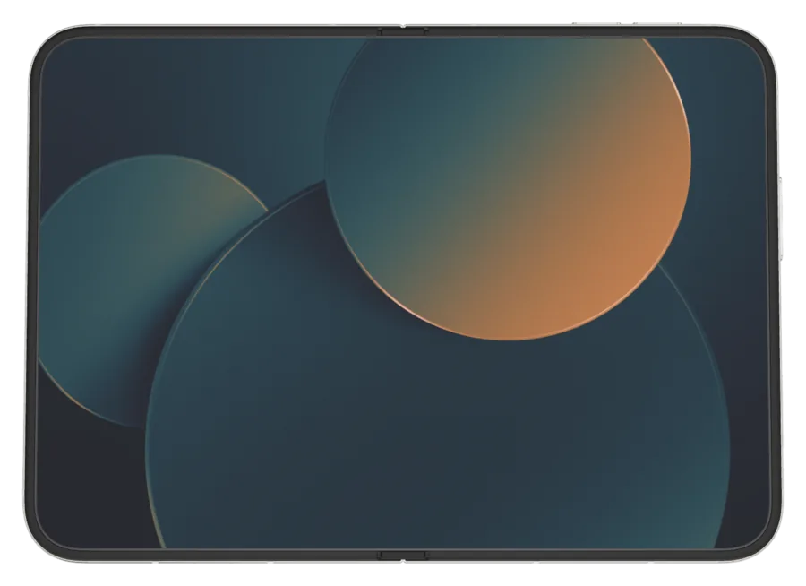 Dark Abstract 15 shown on iPhone Duo