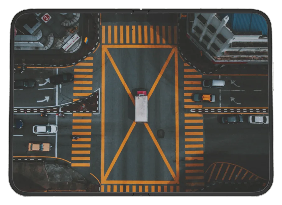Dark Aerial 3 shown on iPhone Duo