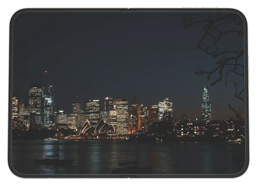 Dark City 12 shown on iPhone Duo
