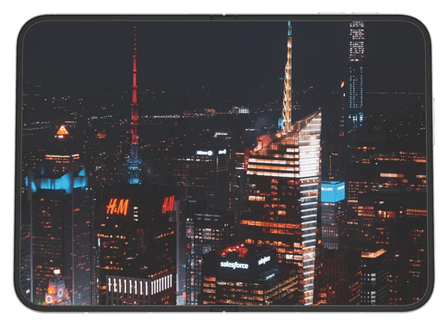 Dark City 13 shown on iPhone Duo