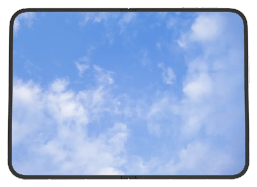Light Clouds 8 shown on iPhone Duo