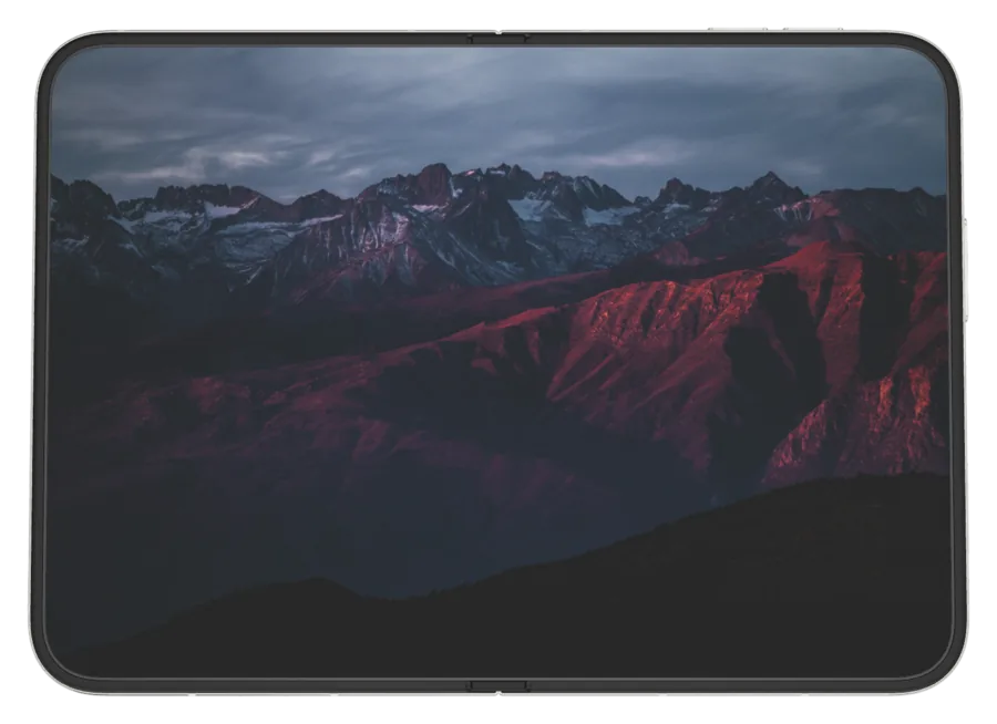 Dark Dark 5 shown on iPhone Duo