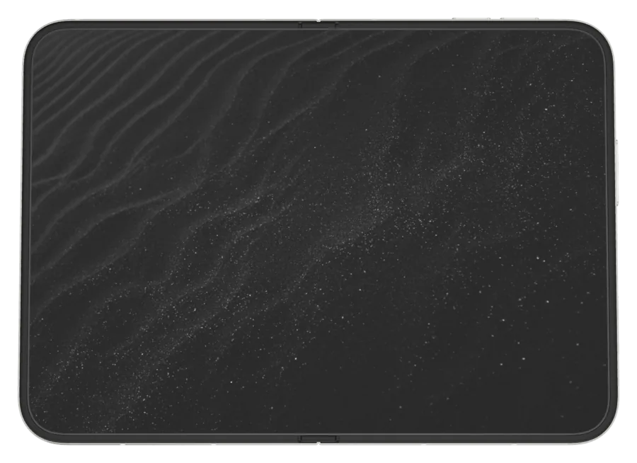 Dark Dark 11 shown on iPhone Duo