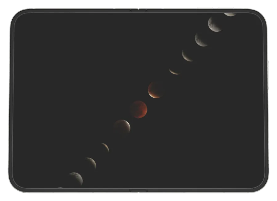 Dark Dark 14 shown on iPhone Duo