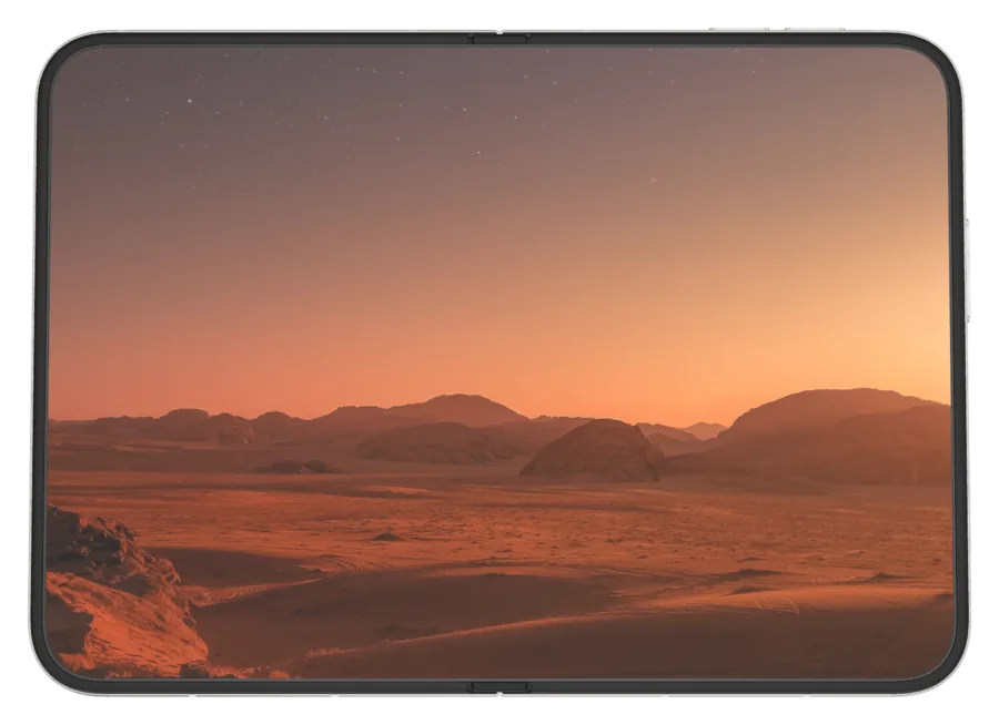 Light Desert 6 shown on iPhone Duo