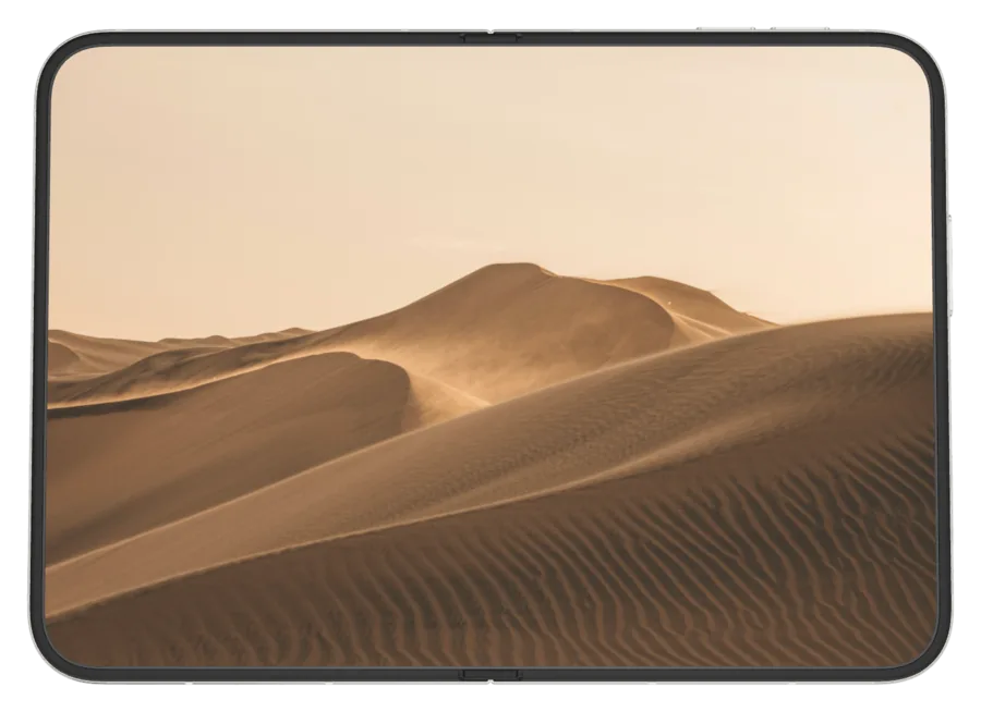 Light Desert 7 shown on iPhone Duo