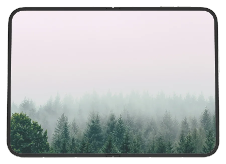 Light Forest 3 shown on iPhone Duo