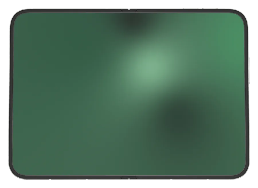 Mesh in Moss shown on iPhone Duo