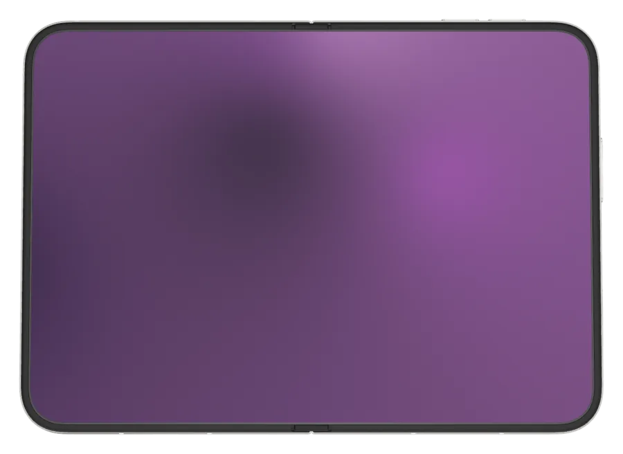 Mesh in Orchid shown on iPhone Duo