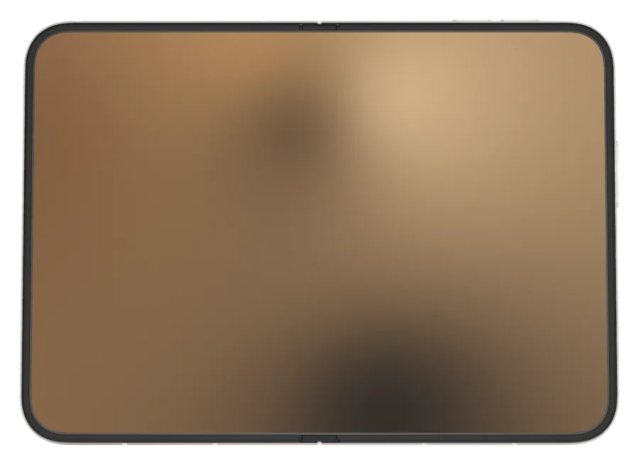 Mesh in Sandstone shown on iPhone Duo