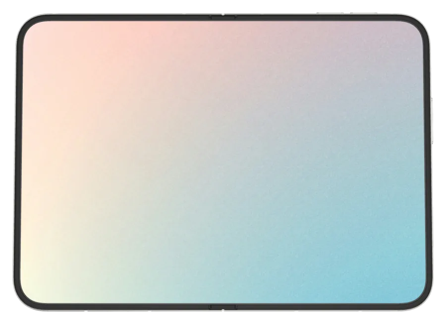 Light Gradient 6 shown on iPhone Duo