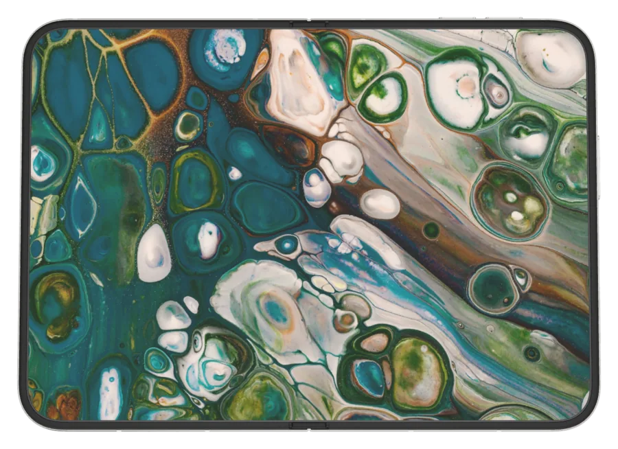 Light Liquid 4 shown on iPhone Duo