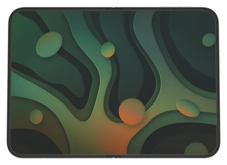 Dark Mac 24 shown on iPhone Duo