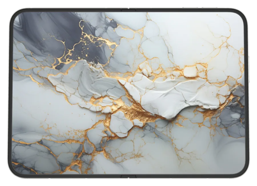 Light Marble 8 shown on iPhone Duo