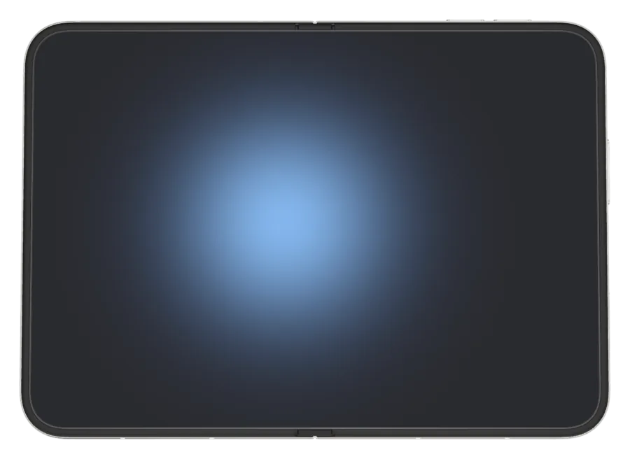 Minimal in Midnight shown on iPhone Duo