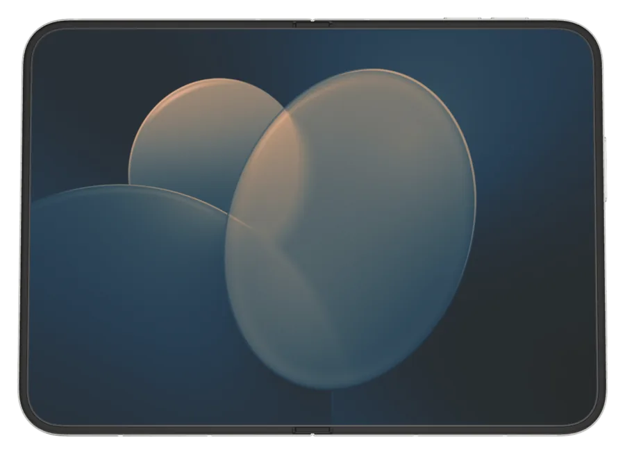 Dark Minimal 8 shown on iPhone Duo