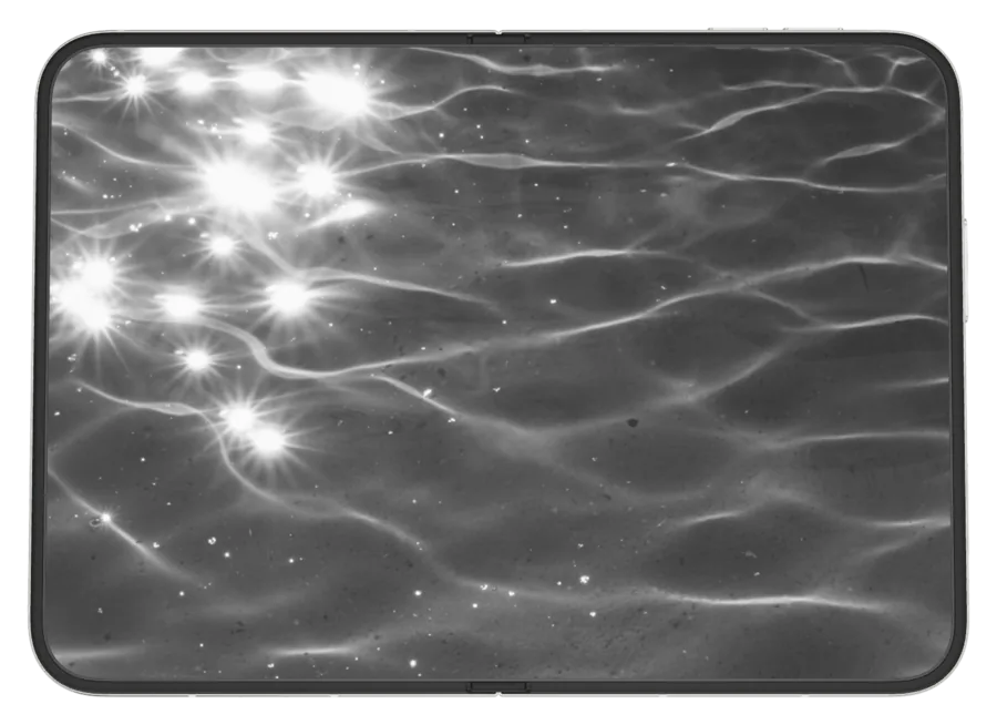 Dark Nature 4 shown on iPhone Duo
