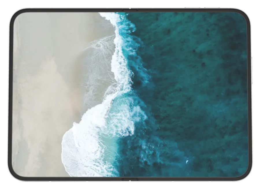 Light Ocean 7 shown on iPhone Duo