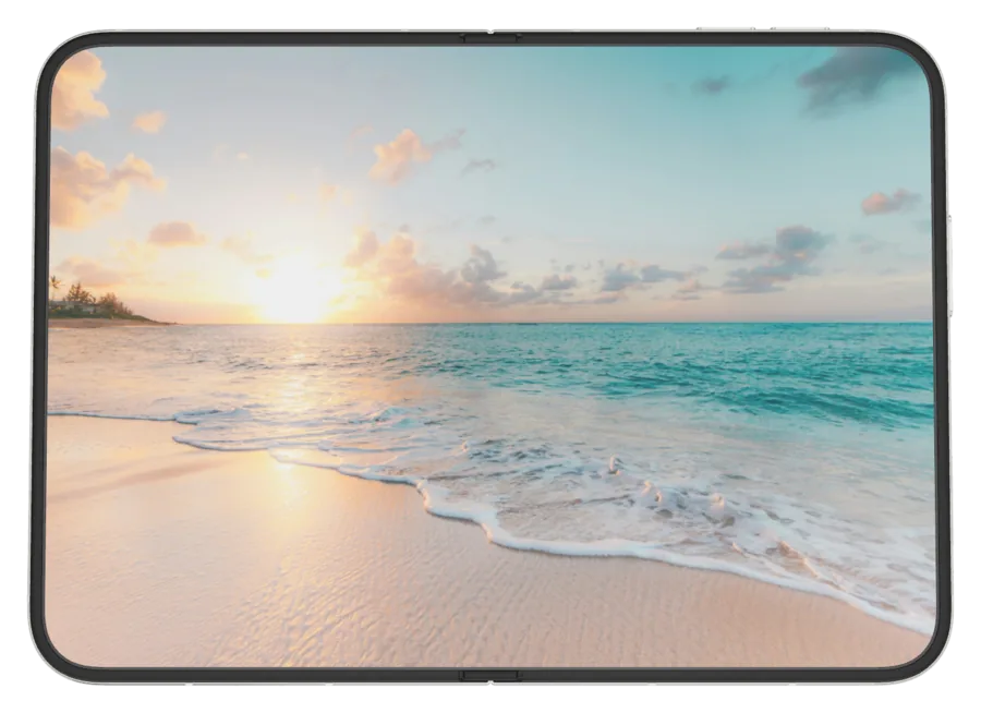 Light Ocean 8 shown on iPhone Duo