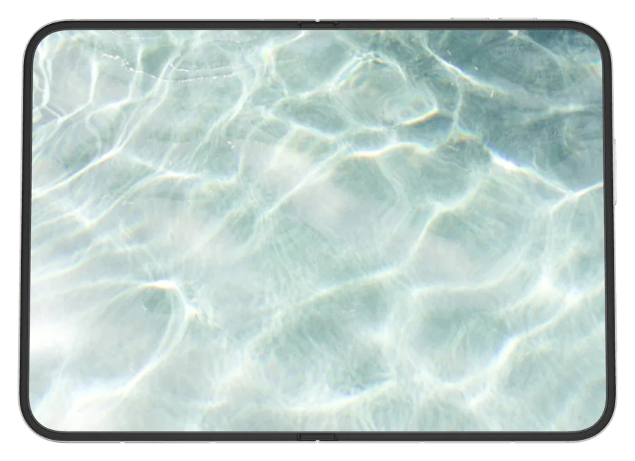 Light Ocean 10 shown on iPhone Duo