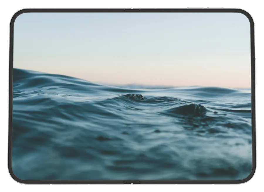 Light Ocean 11 shown on iPhone Duo