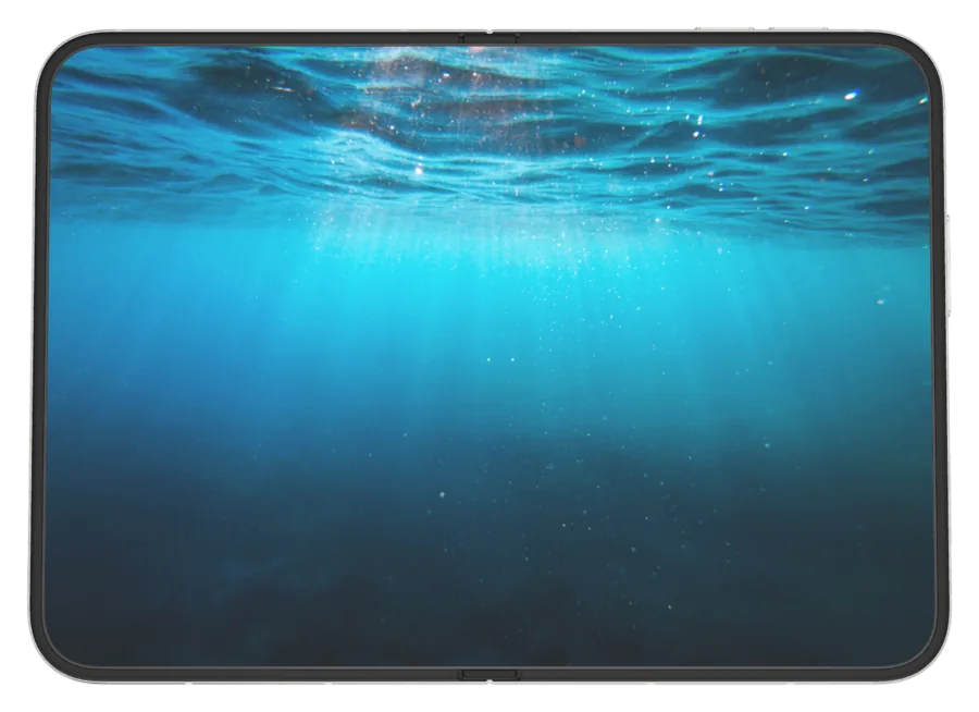Dark Ocean 2 shown on iPhone Duo