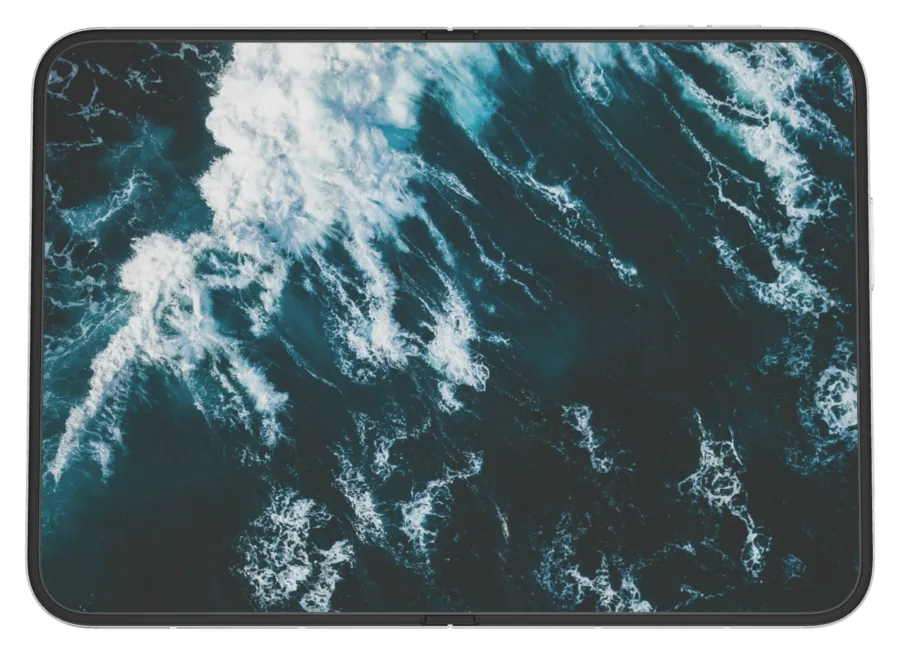 Dark Ocean 3 shown on iPhone Duo