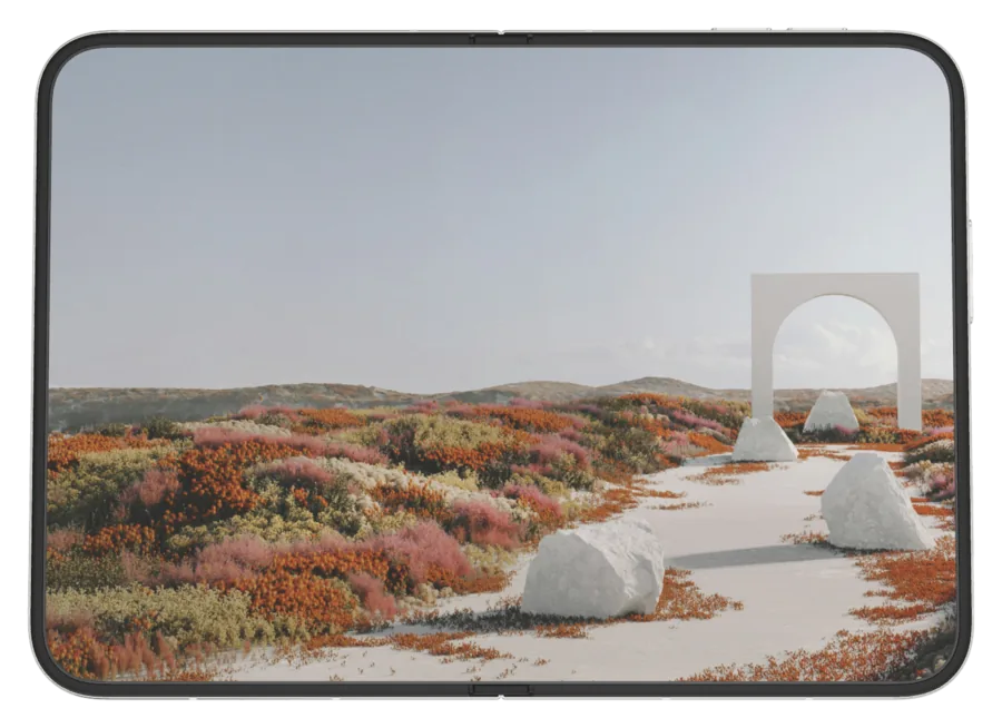 Light Render shown on iPhone Duo