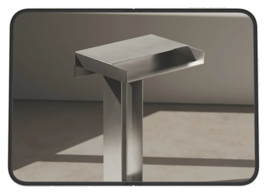 Light Render 8 shown on iPhone Duo