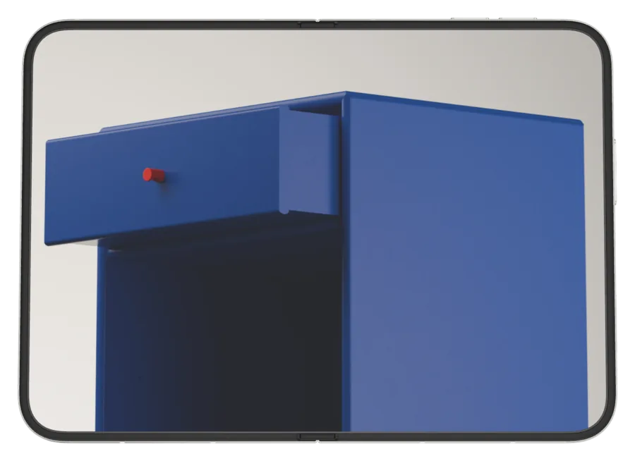 Dark Render 2 shown on iPhone Duo