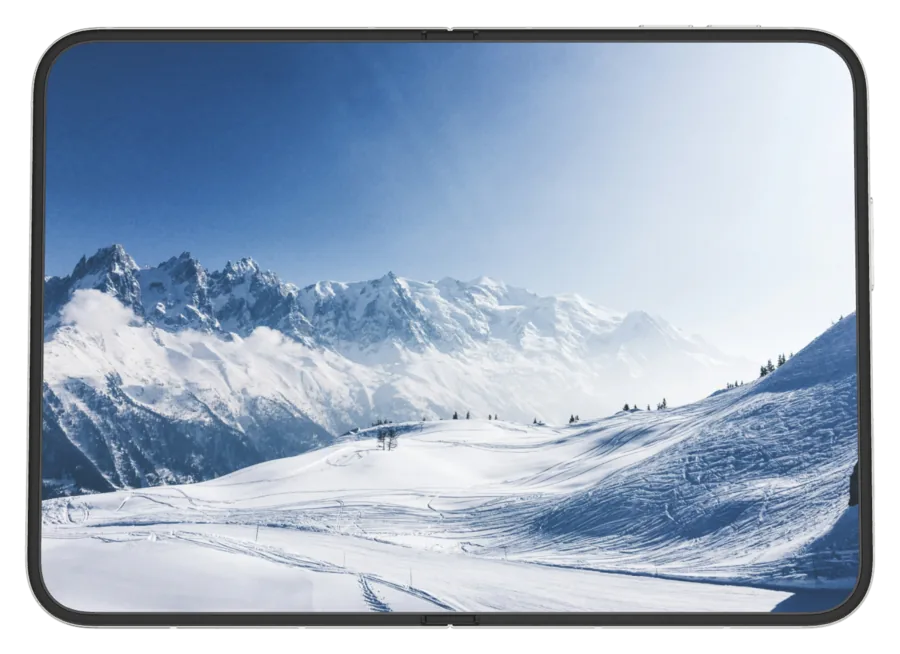 Light Snow shown on iPhone Duo