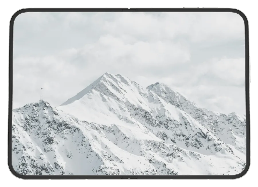 Light Snow 9 shown on iPhone Duo