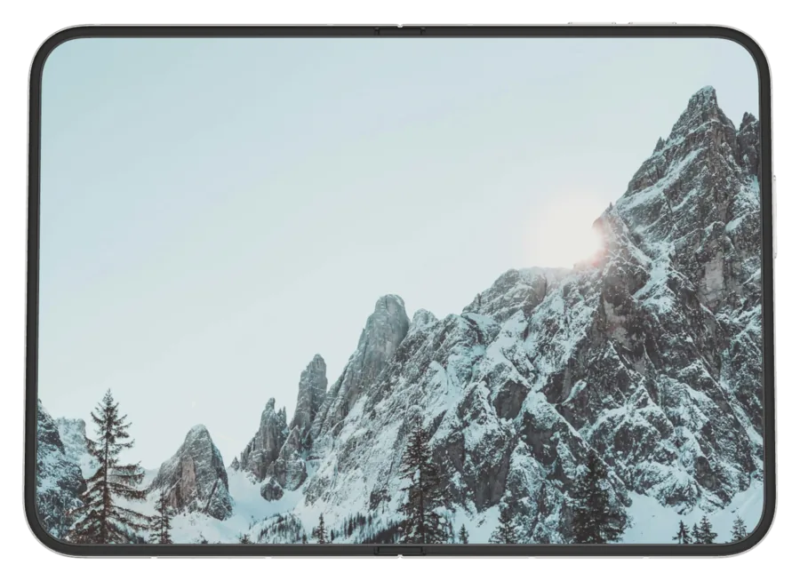 Light Snow 13 shown on iPhone Duo