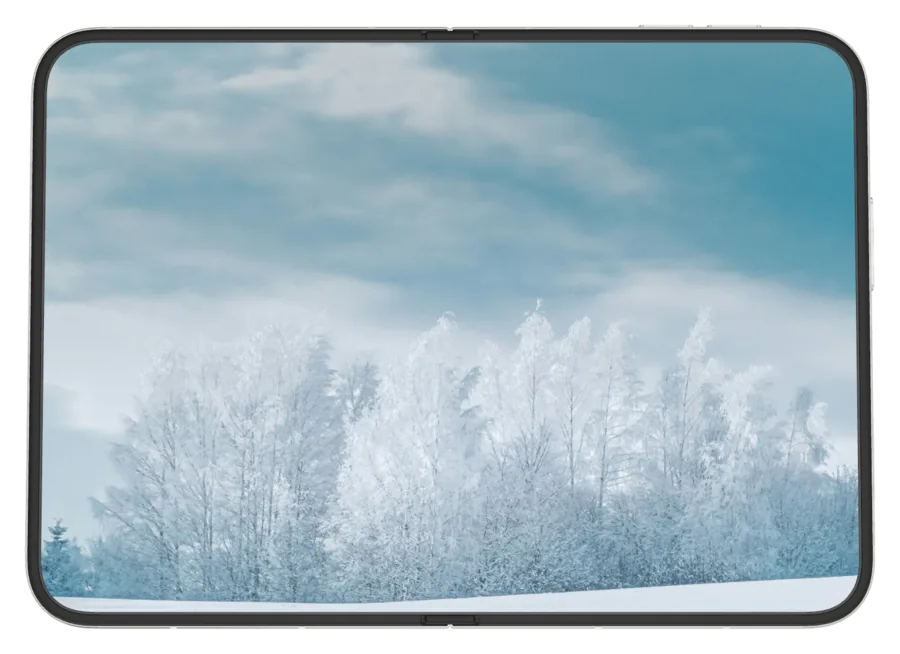 Light Snow 16 shown on iPhone Duo