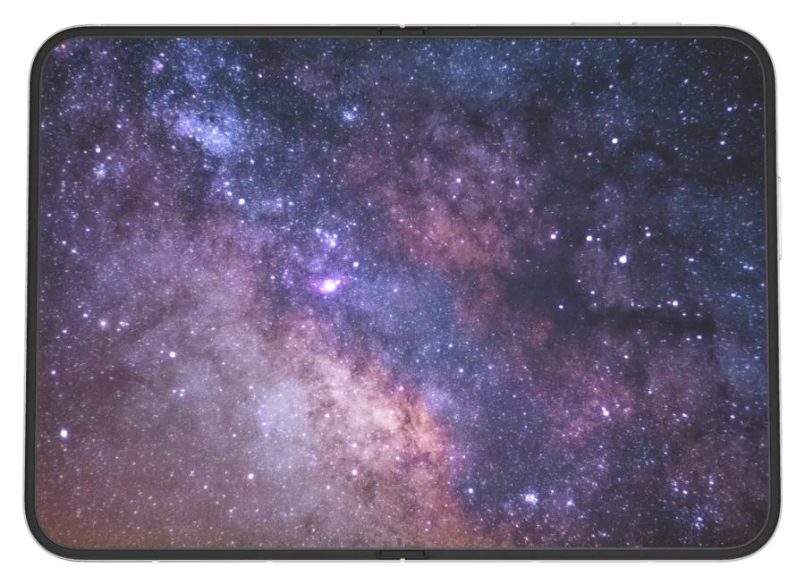Dark Space 5 shown on iPhone Duo