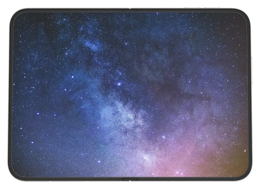 Dark Space 11 shown on iPhone Duo
