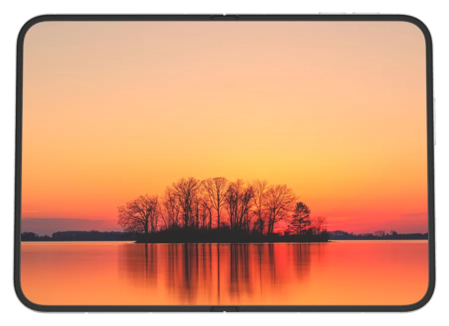 Light Sunset 7 shown on iPhone Duo