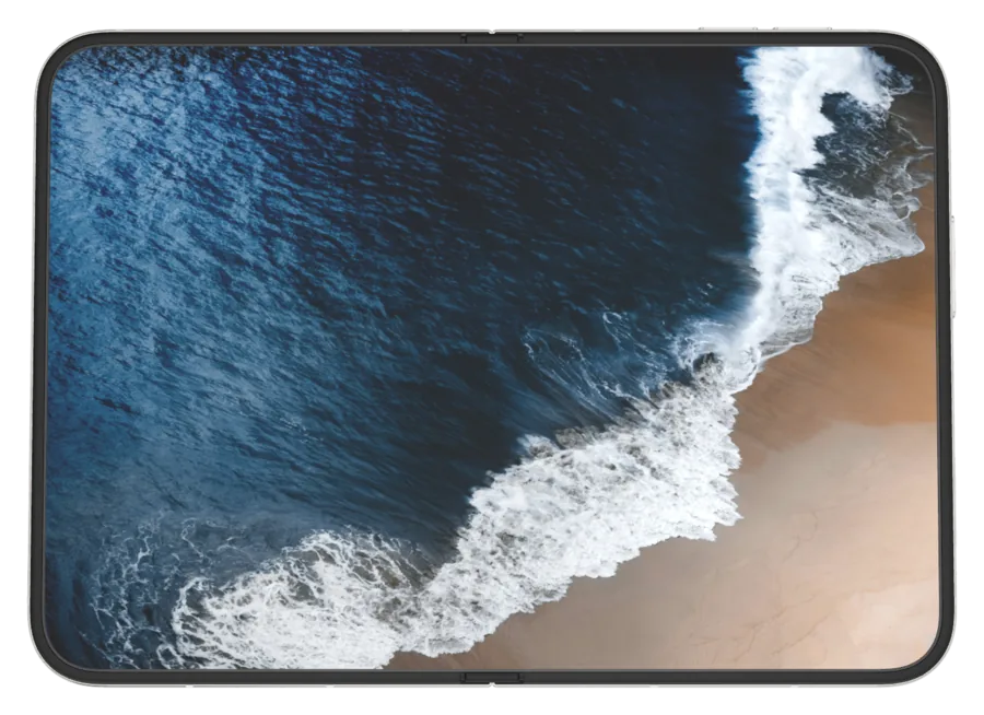 Dark Wallpaper 10 shown on iPhone Duo
