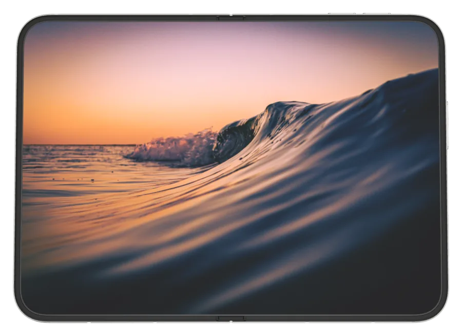 Light Wallpaper 11 shown on iPhone Duo