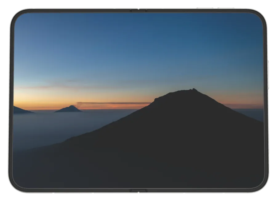 Dark Wallpaper 23 shown on iPhone Duo